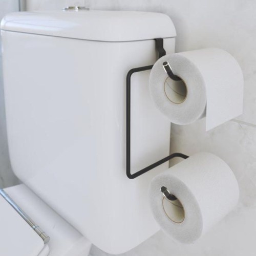 SOPORTE PAPEL HIGIENICO P/ MOCHILA DOBLE CROMADO STOLE