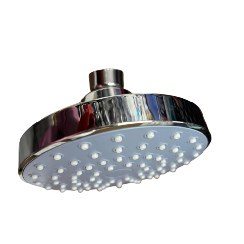 ROSETA REDONDA CROMADA 10CM DUCHA P/ BAÑO DUCHERO