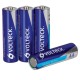 PILA ALCALINA VOLTECK AA 4 UNIDADES 1.5V