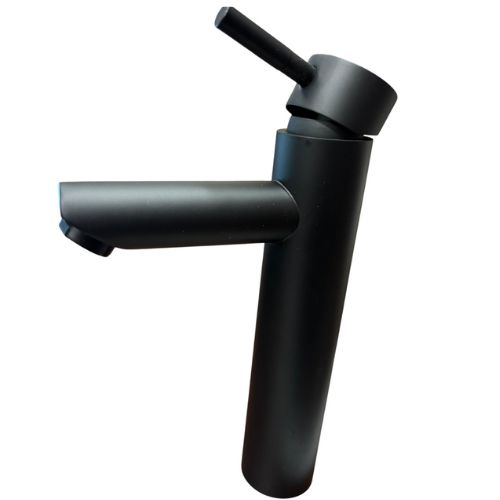 MONOCOMANDO WICO DE RIMONTTI NEGRO LAVATORIO PALITO 24CM