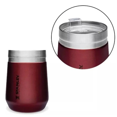 MATE / VASO C/TAPA STANLEY 290ML CANELA